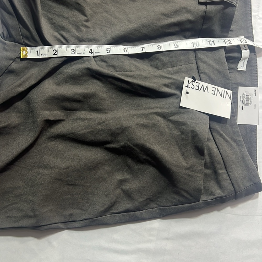 Nine West slim ankle high-rise size 16 gray pants - Picture 7 of 9